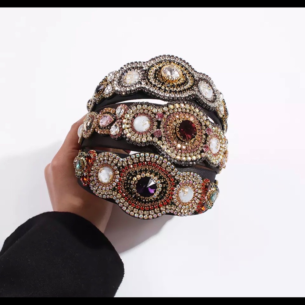 All 3 rhinestones headbands crystal